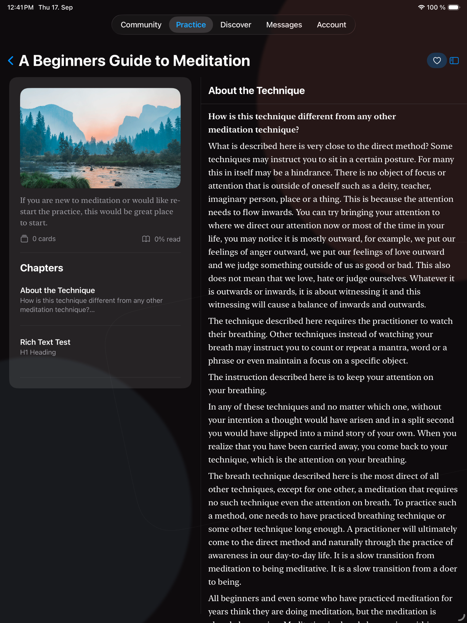 Gamantra reading experience on iPad